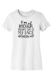 The Face Tells All Tee & Tank