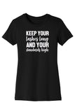 Keep Your Lashes Long & Standards High Tee & Tank