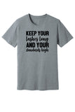 Keep Your Lashes Long & Standards High Tee & Tank