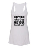 Keep Your Lashes Long & Standards High Tee & Tank