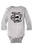 Rollin With My Homies Toddler Tee & Baby Onesie