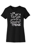 No Speaker Phone Tee & Tank