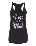 No Speaker Phone Tee & Tank