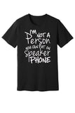 No Speaker Phone Tee & Tank