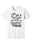 No Speaker Phone Tee & Tank