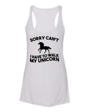 Sorry, Have To Walk My Unicorn Tee & Tank